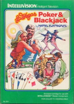 Las Vegas Poker & Blackjack - Intellivision (Mattel Electronics - 2) video game collectible - Main Image 1