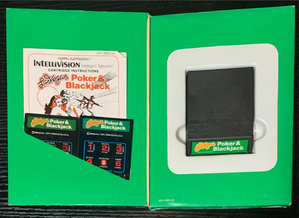 Las Vegas Poker & Blackjack - Intellivision (Mattel Electronics - 2) video game collectible - Main Image 3