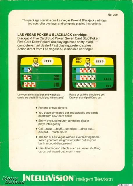 Las Vegas Poker & Blackjack  video game collectible - Main Image 2