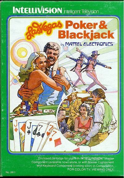 Las Vegas Poker & Blackjack - Intellivision video game collectible - Main Image 1