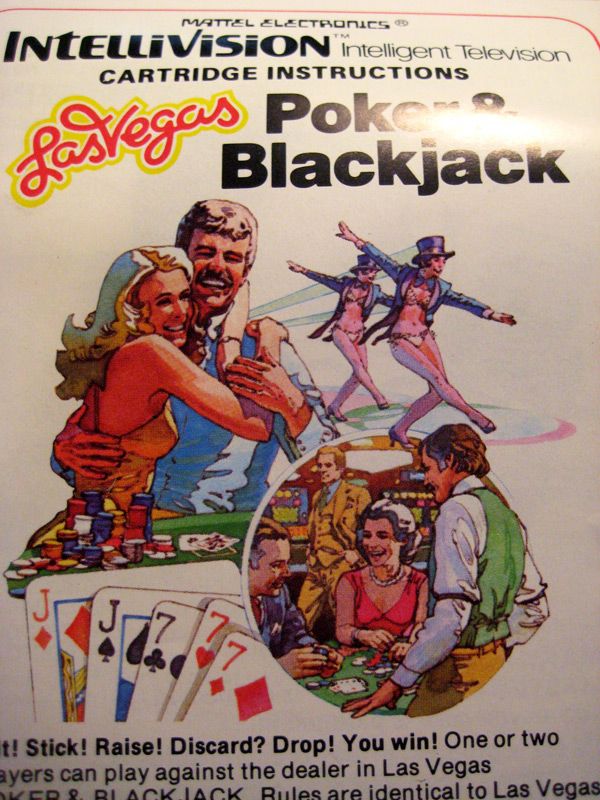 Las Vegas Poker & Blackjack - Intellivision video game collectible - Main Image 1