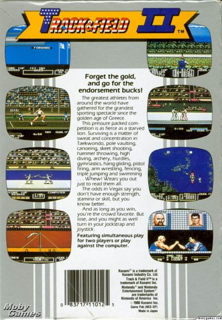 Track & Field 2 - Nintendo Entertainment System (NES) video game collectible - Main Image 2