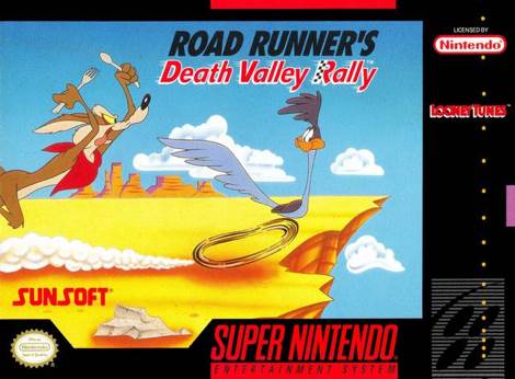 Road Runner’s Death Valley Rally - Nintendo Super Nintendo Entertainment System (SNES) (SunSoft) video game collectible - Main Image 1