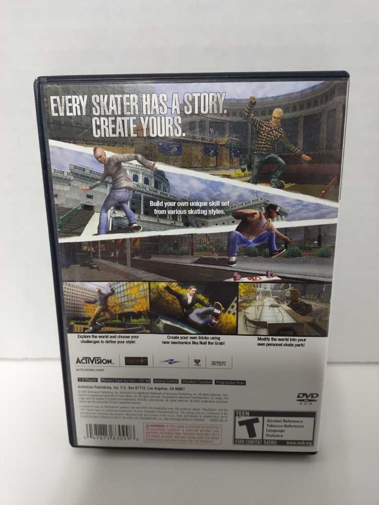 Tony Hawk’s Proving Ground - Sony PlayStation 2 (PS2) (Activision - 2) video game collectible [Barcode 047875830998] - Main Image 2