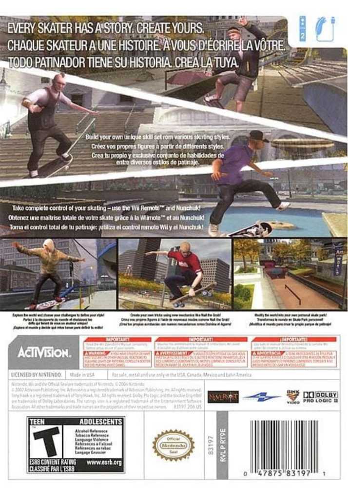 Tony Hawk’s Proving Ground - Sony PlayStation 2 (PS2) (Activision - 1-2) video game collectible - Main Image 2