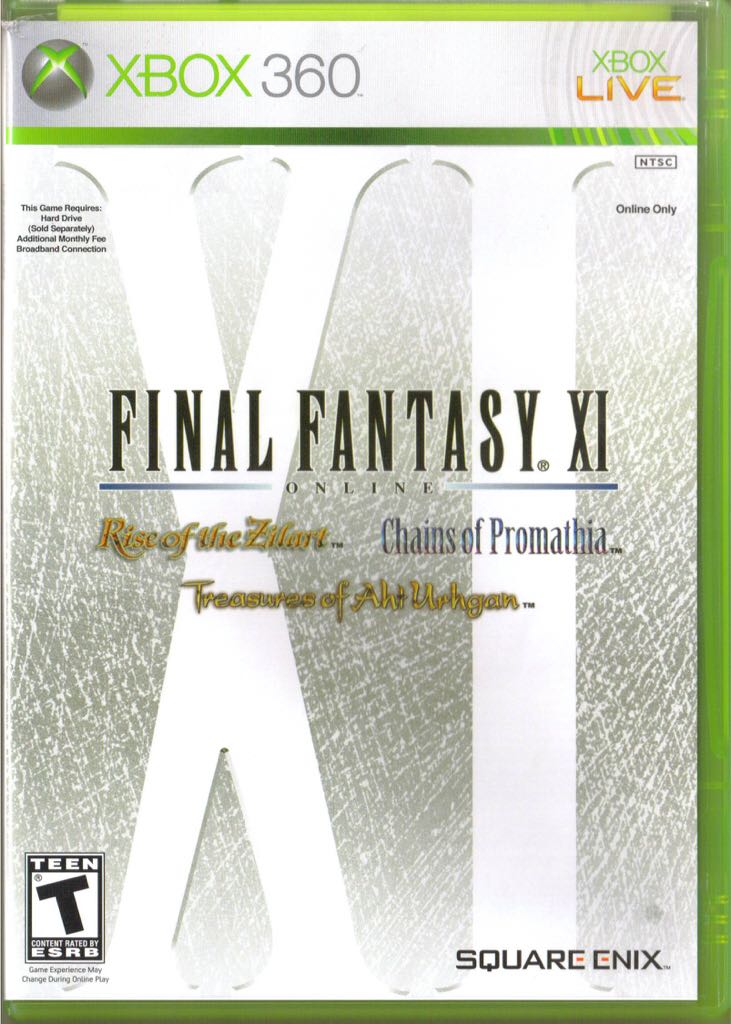 Final Fantasy XI Online - Microsoft Xbox 360 video game collectible - Main Image 1