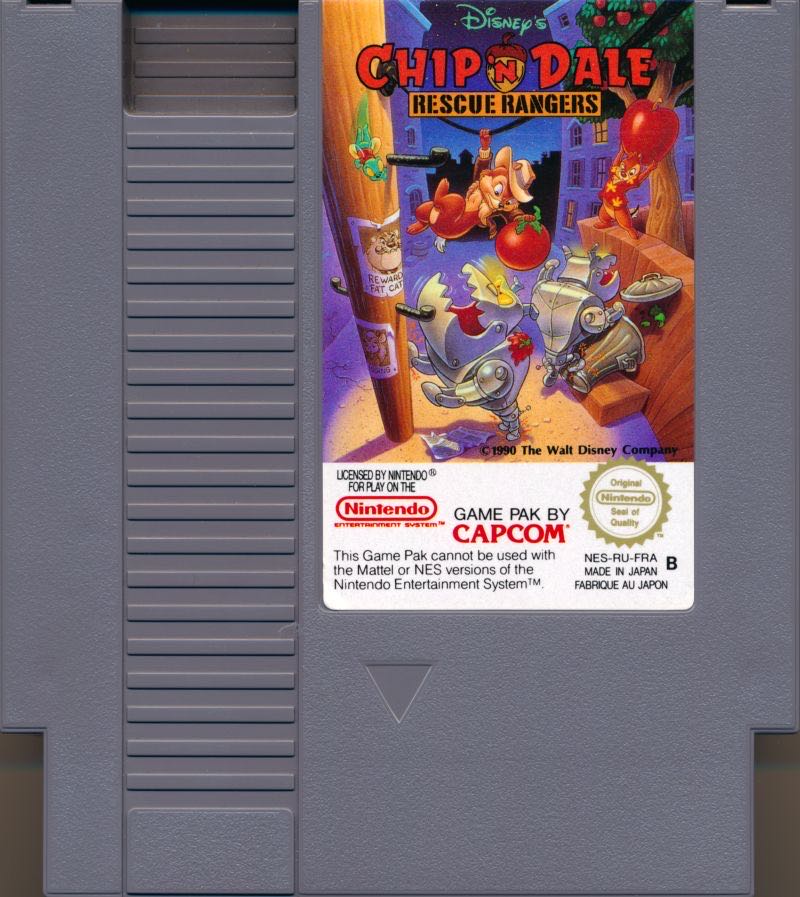 Chip ’N Dale Rescue Rangers - Nintendo Entertainment System (NES) (Capcom - 1-2) video game collectible - Main Image 3