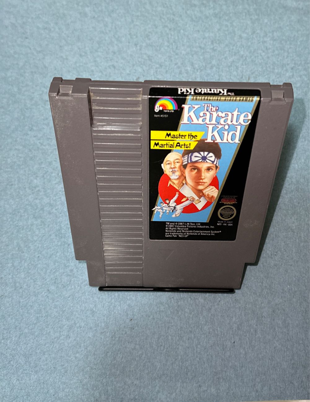 The Karate Kid - Nintendo Entertainment System (NES) video game collectible - Main Image 3
