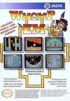 Whomp ’Em - Nintendo Entertainment System (NES) (1) video game collectible - Main Image 2