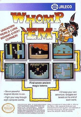 Whomp ’Em - Nintendo Entertainment System (NES) video game collectible - Main Image 2