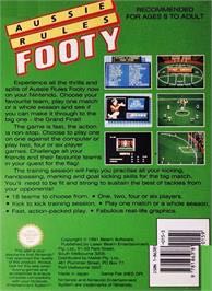 Aussie Rules Footy - Nintendo Entertainment System (NES) video game collectible - Main Image 2