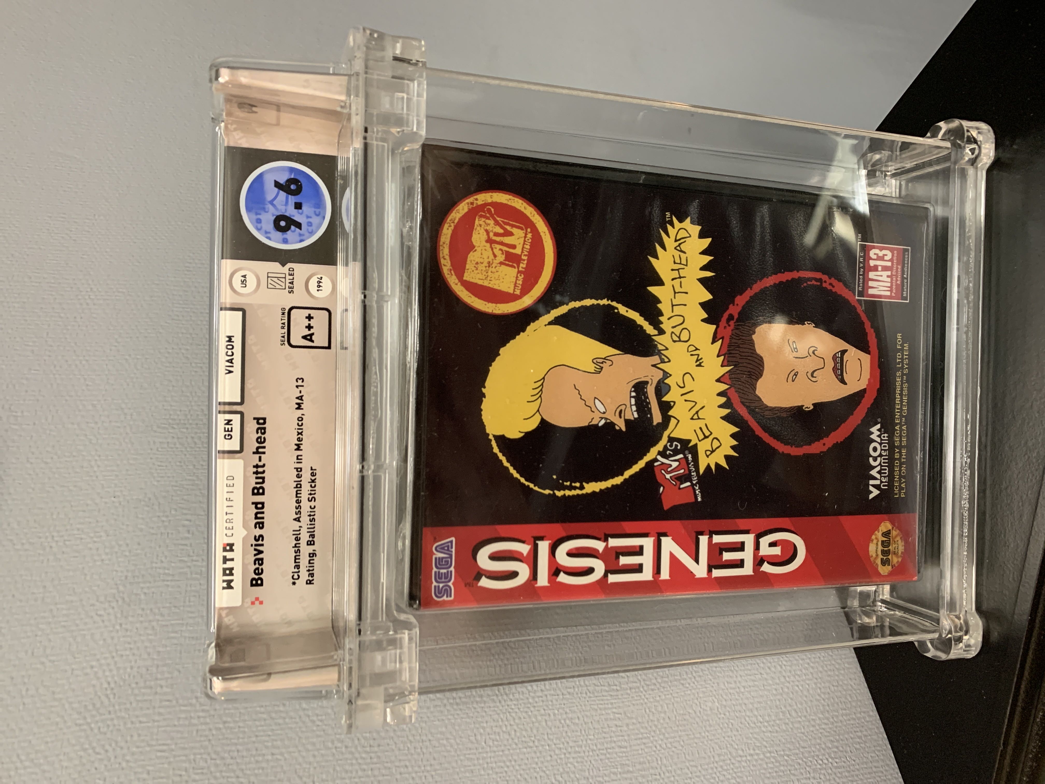 MTV’s Beavis And Butthead - Sega Genesis (Mega Drive) (Viacom - 1-2) video game collectible [Barcode 040824221014] - Main Image 3