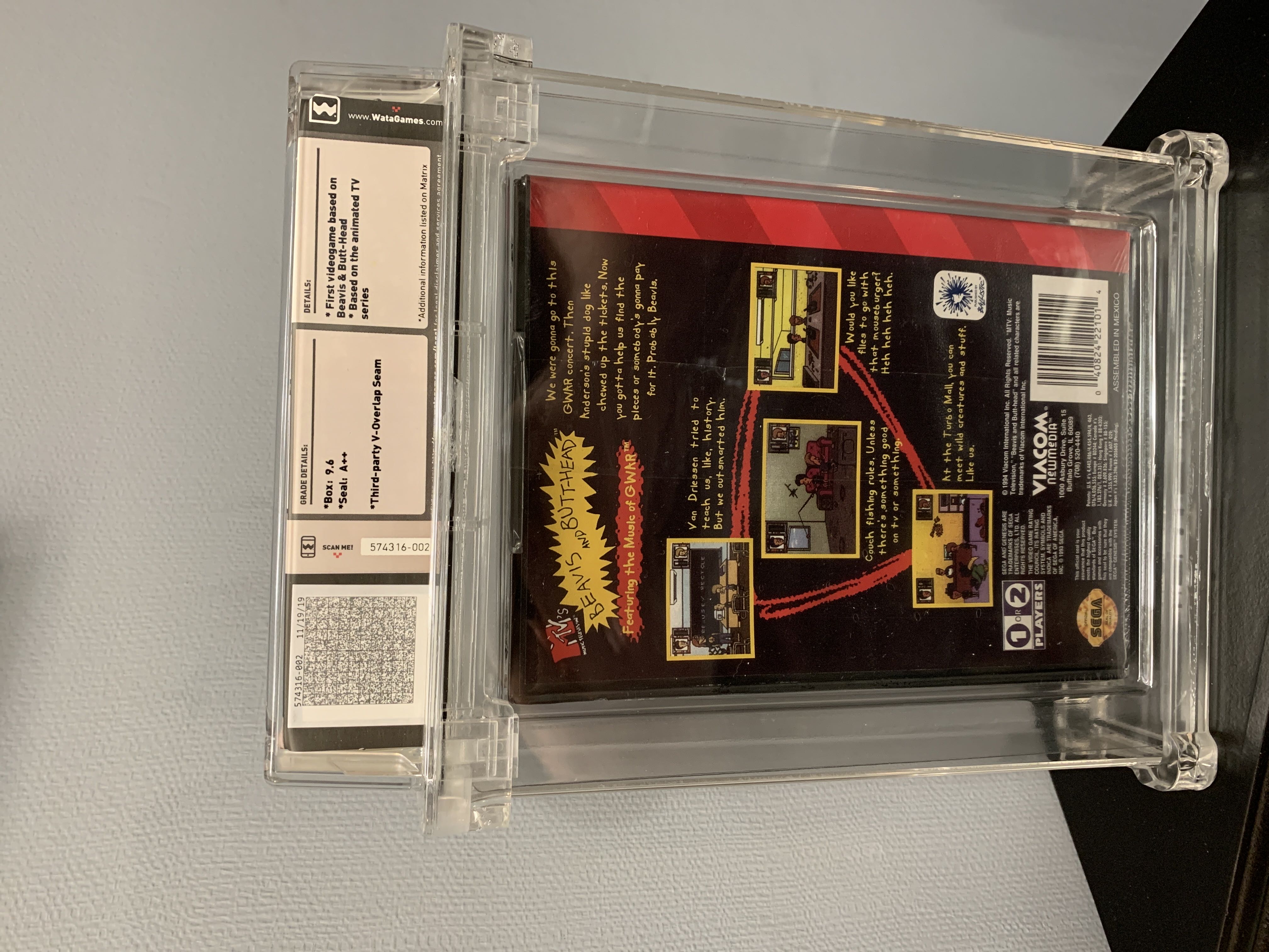 MTV’s Beavis And Butthead - Sega Genesis (Mega Drive) (Viacom - 1-2) video game collectible [Barcode 040824221014] - Main Image 4