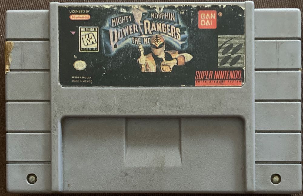 Mighty Morphin Power Rangers The Movie - Nintendo Super Nintendo Entertainment System (SNES) (Bandai - Up to 2 Players) video game collectible - Main Image 3