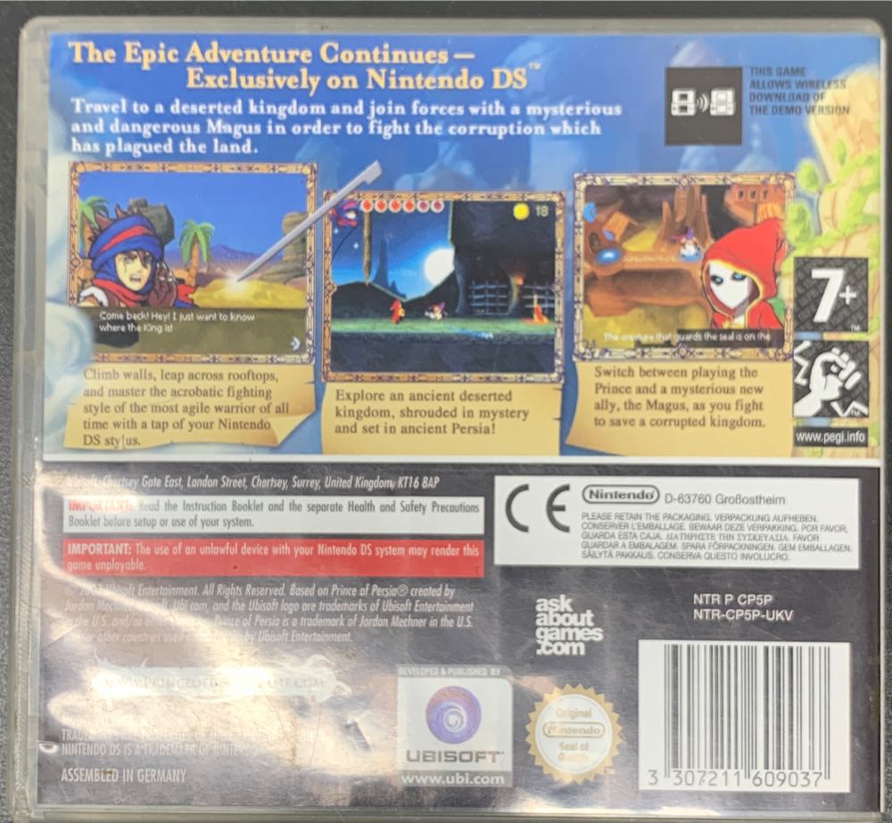Prince of Persia: The Fallen King - Nintendo DS (Ubisoft - 1) video game collectible [Barcode 3307211609037] - Main Image 2
