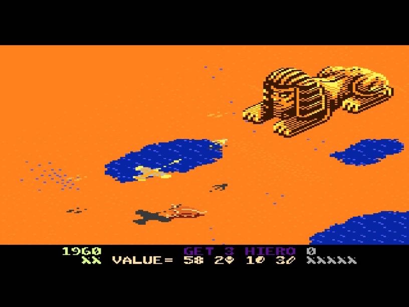 Desert Falcon - Atari 7800 (Atari - 1-2) video game collectible [Barcode 077000400475] - Main Image 4