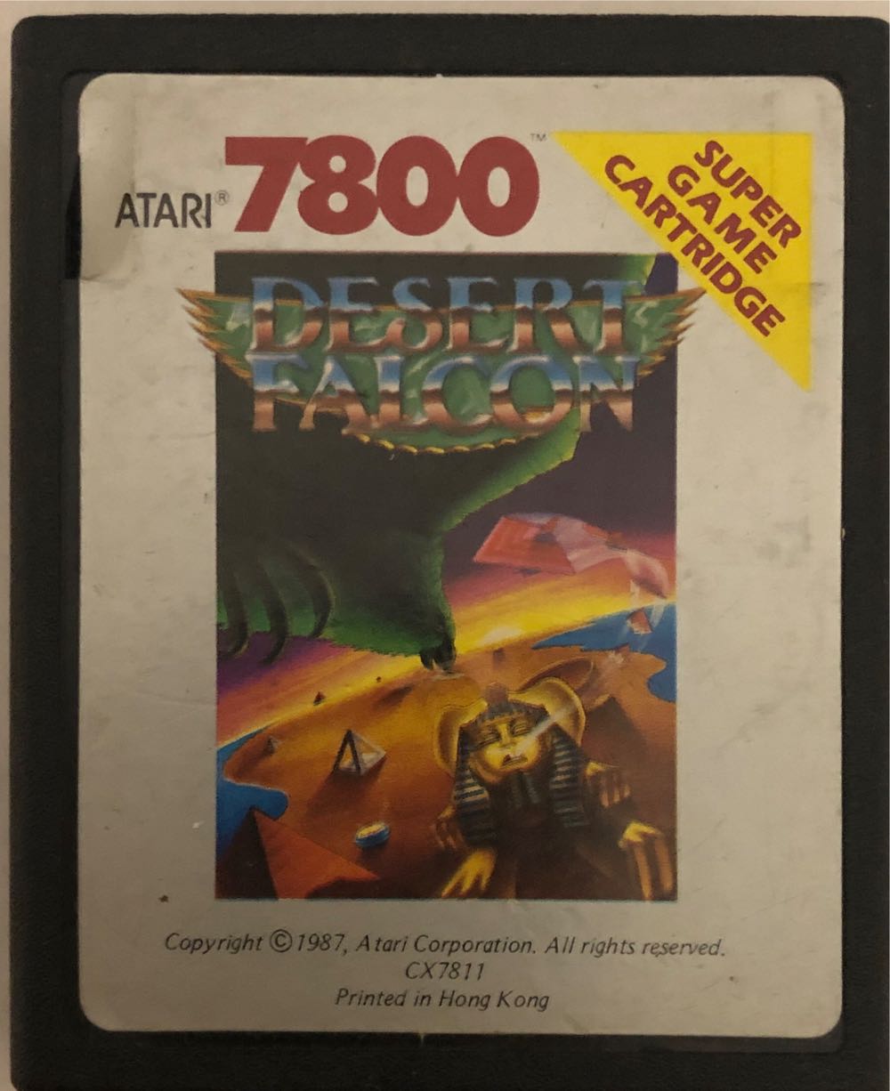Desert Falcon - Atari 7800 video game collectible - Main Image 2