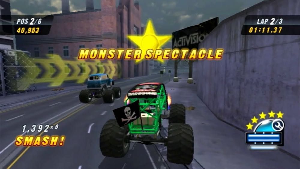 Monster Jam: Urban Assault - Nintendo DS (Activision - 2-4) video game collectible [Barcode 047875757172] - Main Image 4