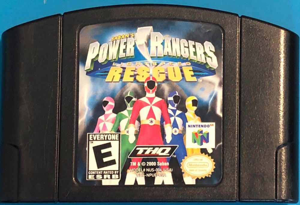 Power Rangers LightSpeed Rescue - Nintendo 64 (N64) (THQ - 1) video game collectible - Main Image 2