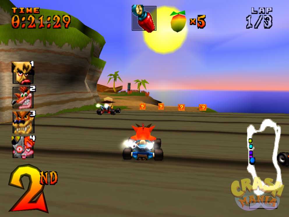 Crash Team Racing - Sony PlayStation (Sony Computer Entertainment - 1-2) video game collectible [Barcode 711719867524] - Main Image 3