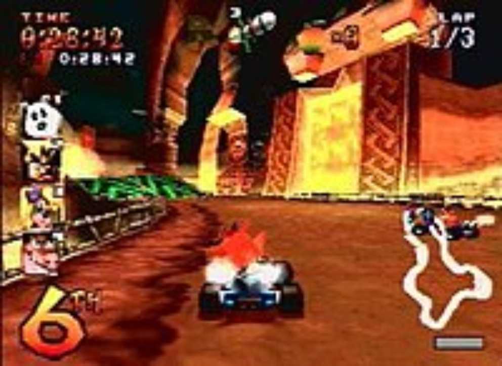 Crash Team Racing - Sony PlayStation (Sony Computer Entertainment - 1-2) video game collectible [Barcode 711719867524] - Main Image 4