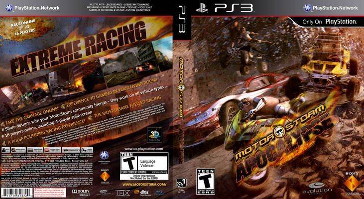 MotorStorm Apocalypse - Sony PlayStation 3 (PS3) (Sony Computer Entertainment - 2) video game collectible [Barcode 54595965] - Main Image 2