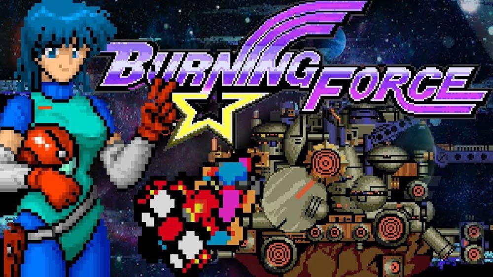 Burning Force - Sega Megadrive (Namcot - 1) video game collectible [Barcode 4974365610296] - Main Image 3