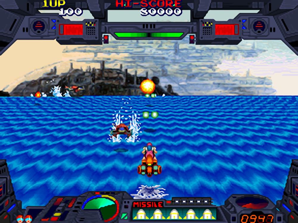 Burning Force - Sega Megadrive (Namcot - 1) video game collectible [Barcode 4974365610296] - Main Image 4