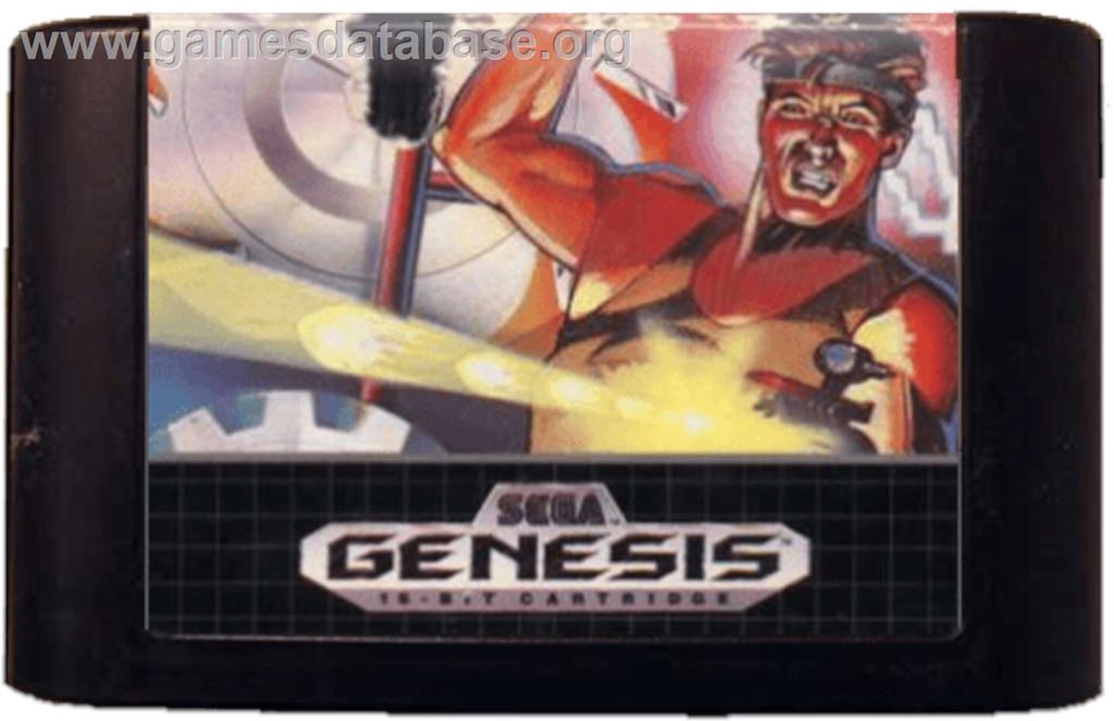 Midnight Resistance - Sega Genesis (Mega Drive) (Data East / SEGA - 1-2) video game collectible [Barcode 010086011296] - Main Image 2