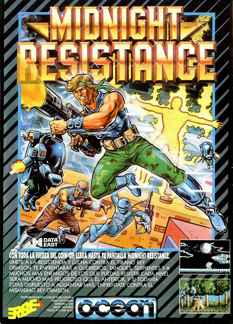 Midnight Resistance - Sega Genesis (Mega Drive) (Data East / SEGA - 1-2) video game collectible [Barcode 010086011296] - Main Image 4