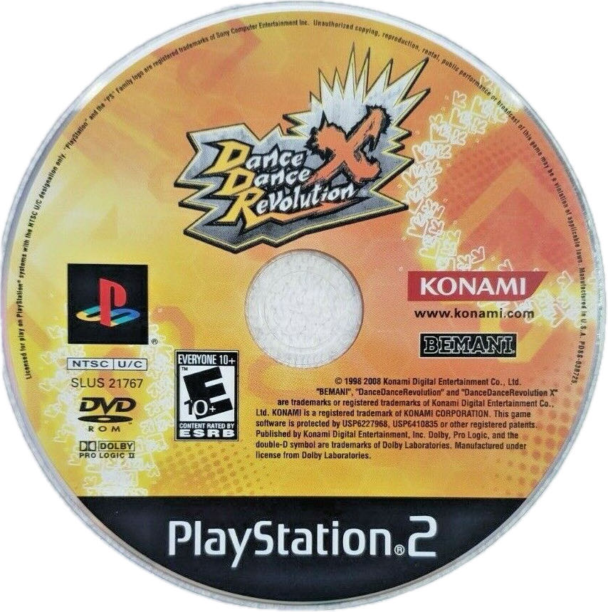 Dance Dance Revolution X - Sony PlayStation 2 (PS2) (Konami - 2) video game collectible [Barcode 083717201779] - Main Image 3