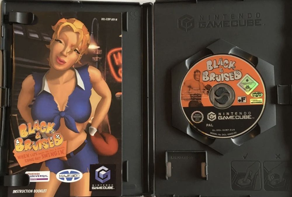 Black & Bruised - Nintendo GameCube (Vivendi Universal Interactive - 2) video game collectible [Barcode 3348542175471] - Main Image 3