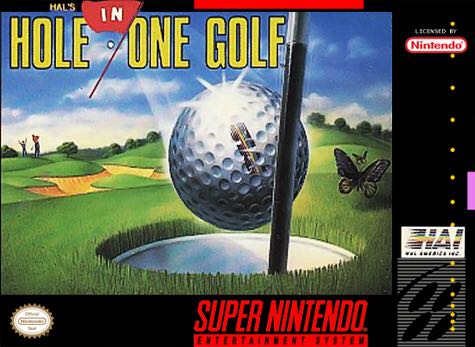 HAL’s Hole in One Golf - Nintendo Super Nintendo Entertainment System (SNES) video game collectible - Main Image 1