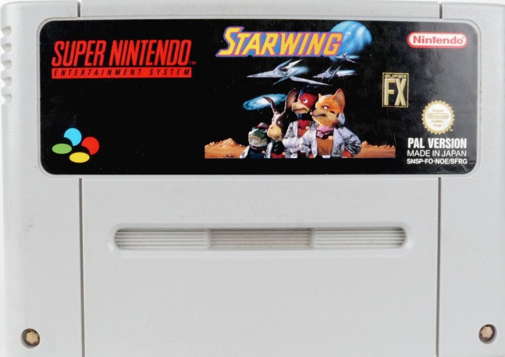 Starwing - Nintendo Super Nintendo Entertainment System (SNES) (Nintendo - 1) video game collectible - Main Image 3