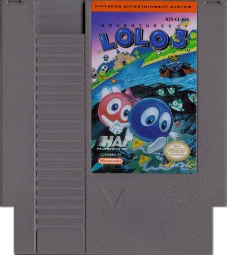 Adventures Of Lolo 3 - Nintendo Entertainment System (NES) video game collectible - Main Image 3