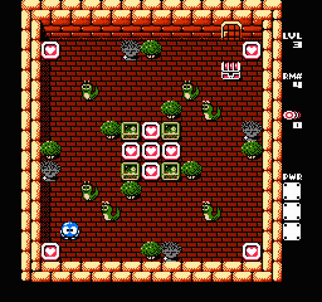 Adventures Of Lolo 3 - Nintendo Entertainment System (NES) video game collectible - Main Image 4