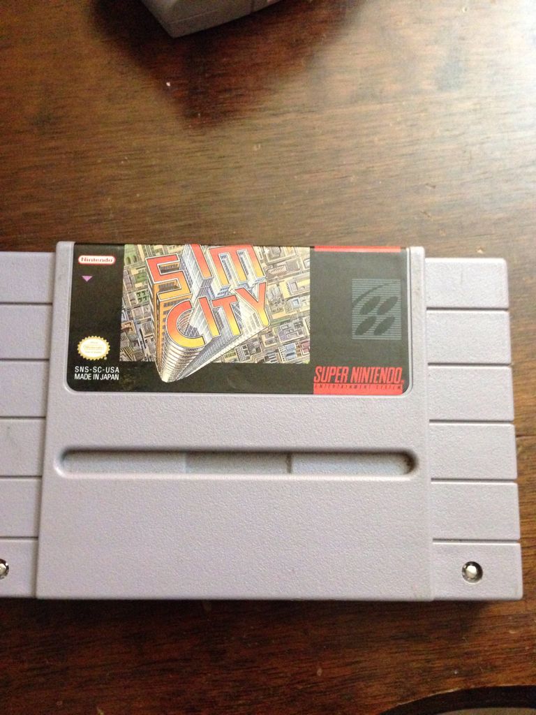Simcity - Nintendo Super Nintendo Entertainment System (SNES) video game collectible - Main Image 1