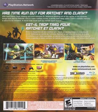 Ratchet & Clank Future: A Crack in Time - Sony PlayStation 3 (PS3) (Sony Computer Entertainment - 1) video game collectible [Barcode 711719812425] - Main Image 2