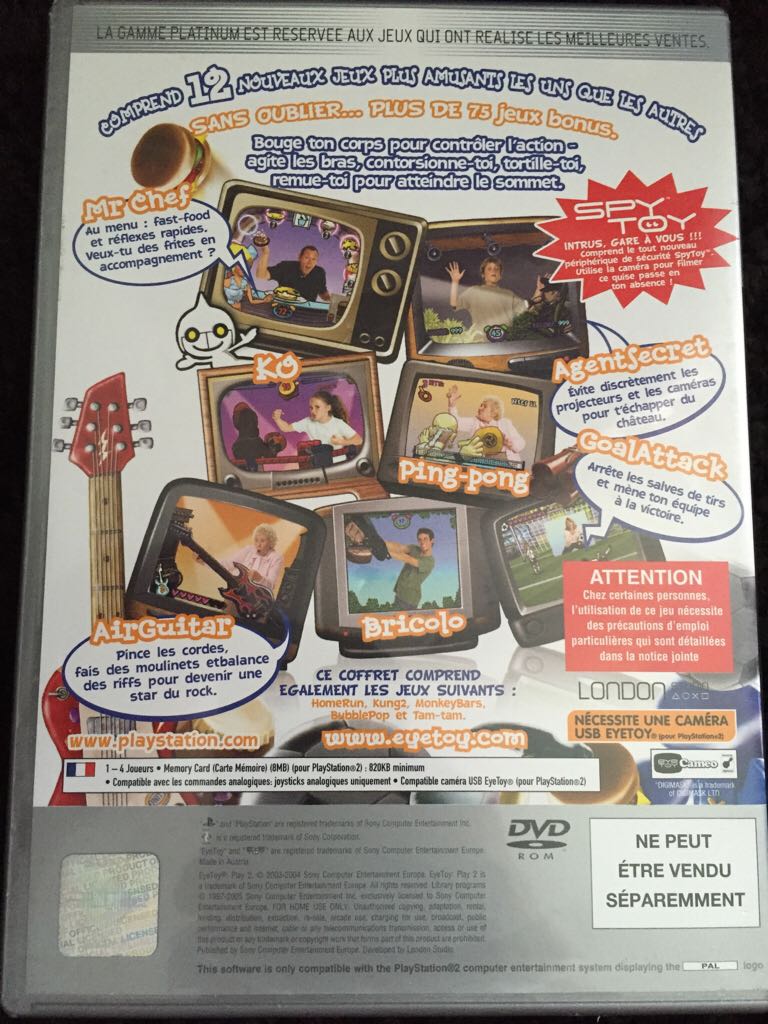 EyeToy: Play 2 - Sony PlayStation 2 (PS2) (1-4) video game collectible - Main Image 2