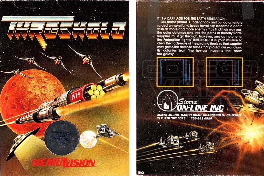 Threshold - Colecovision (Sierravision) video game collectible - Main Image 2