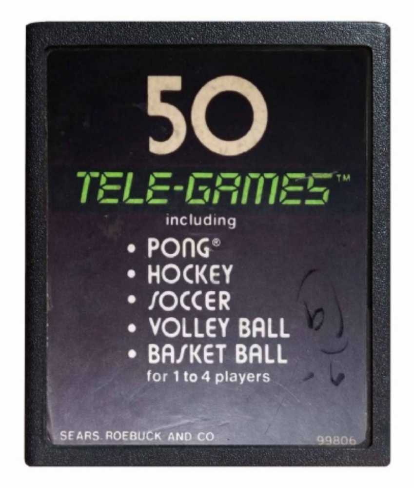 Pong Sports - Atari 2600 video game collectible - Main Image 3