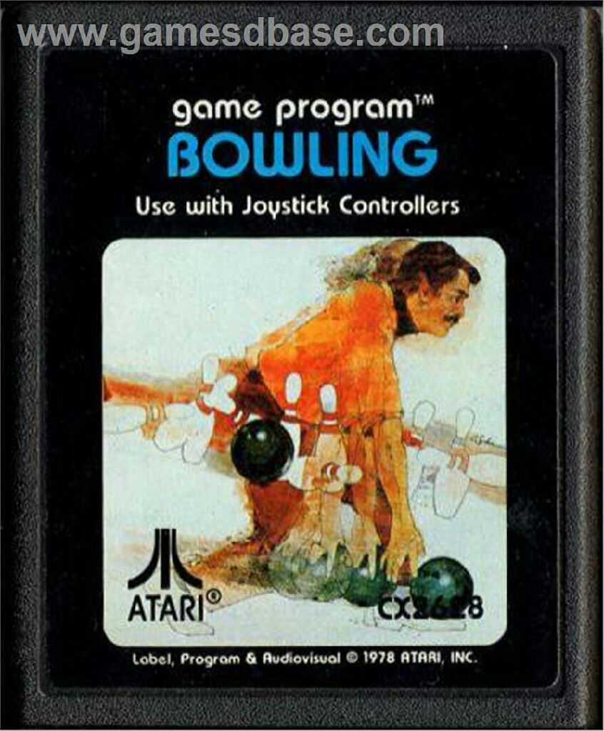 Bowling - Atari 2600 video game collectible - Main Image 2