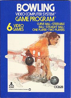 Bowling - Atari 2600 video game collectible - Main Image 1