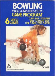 Bowling - Atari 2600 video game collectible - Main Image 1