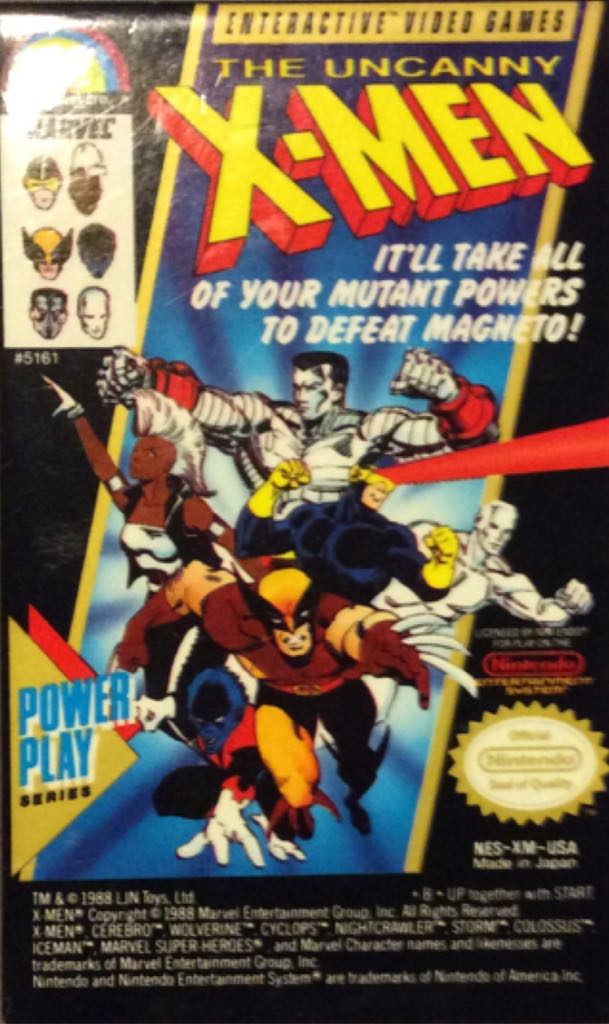 The Uncanny X-Men - Nintendo Super Nintendo Entertainment System (SNES) video game collectible - Main Image 2
