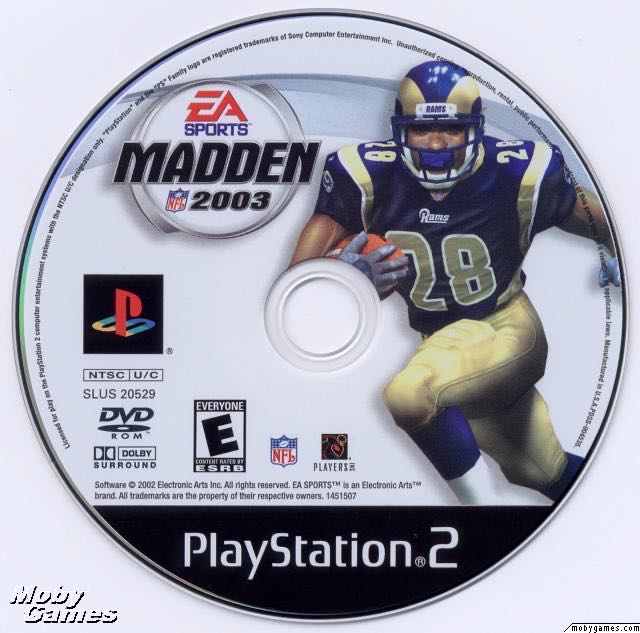 Madden NFL 2003 - Sony PlayStation 2 (PS2) (Ea Sports - 8) video game collectible [Barcode 5030930031985] - Main Image 3
