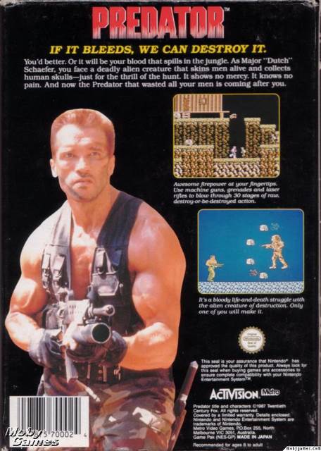 Predator - MSX video game collectible - Main Image 2