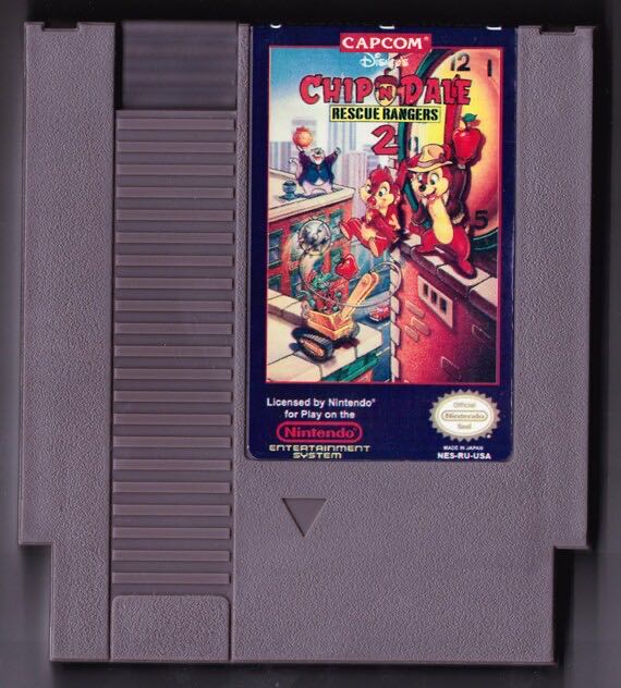 Chip ’N Dale Rescue Rangers 2 - Nintendo Entertainment System (NES) (Capcom - 1-2) video game collectible - Main Image 3