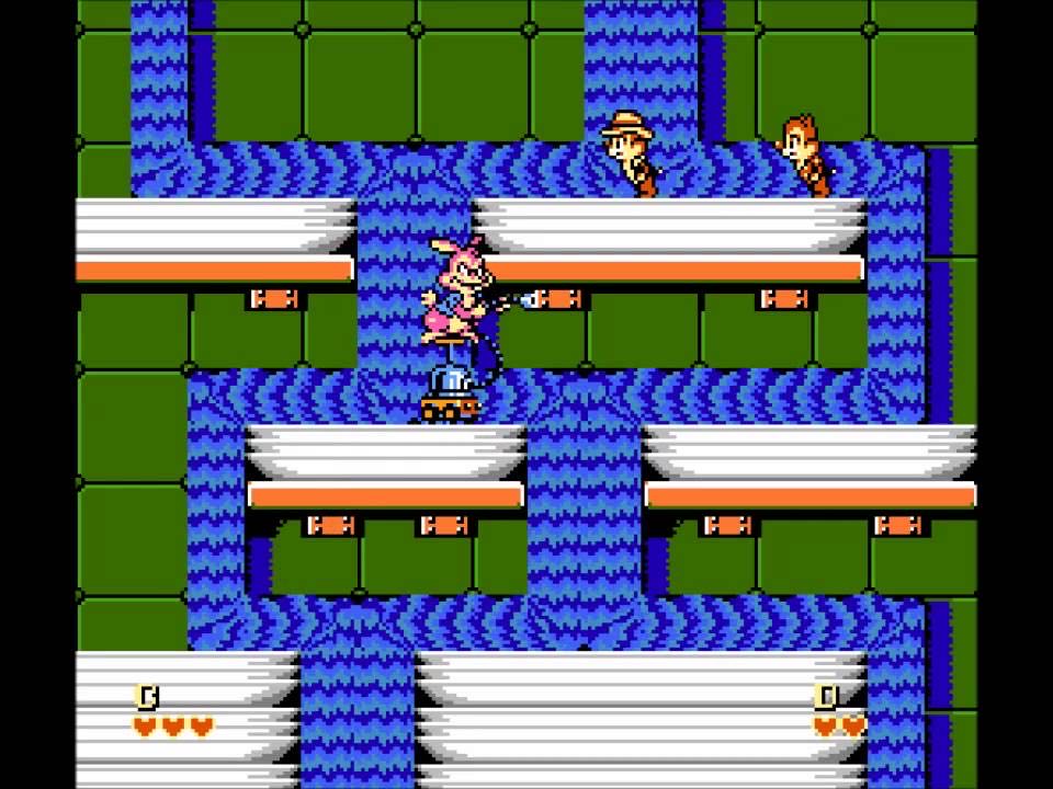 Chip ’N Dale Rescue Rangers 2 - Nintendo Entertainment System (NES) (Capcom - 1-2) video game collectible - Main Image 4