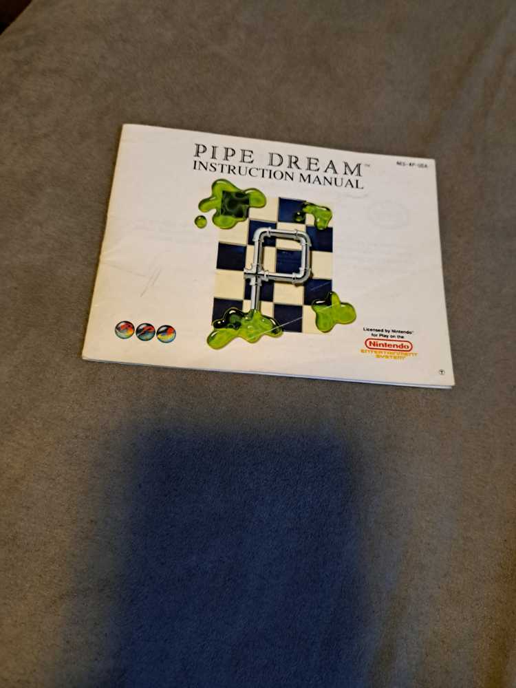 Pipe Dream - Nintendo Entertainment System (NES) (Bullet Proof Software - 1) video game collectible [Barcode 715504010102] - Main Image 3